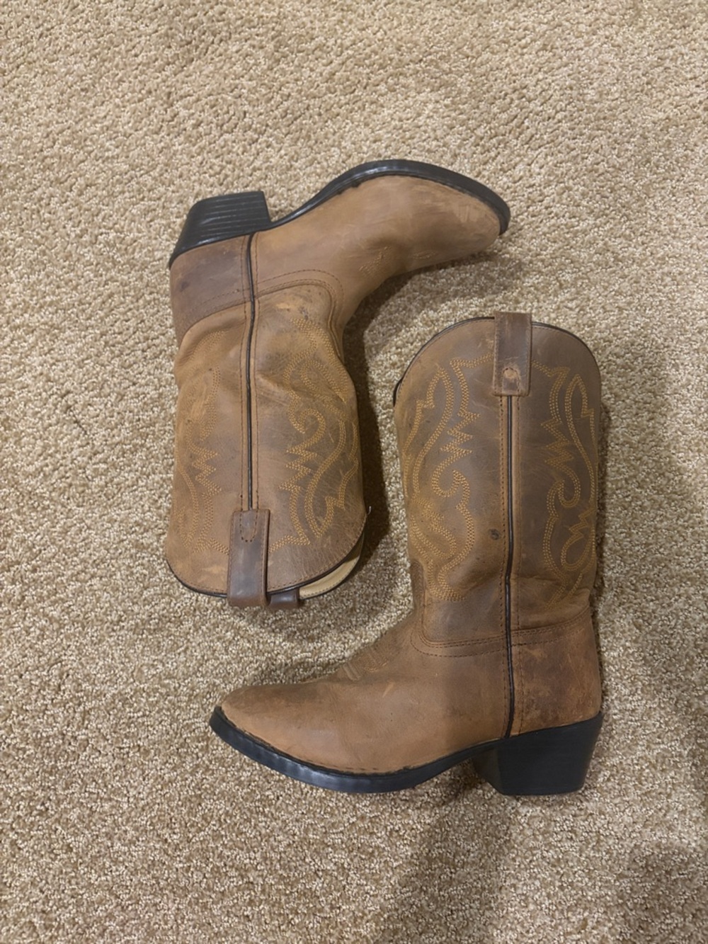 Smoky Mountains Distressed kids boots Size 4